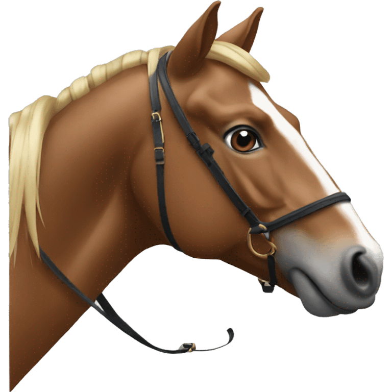 Emmanuel Macron un cheval  emoji