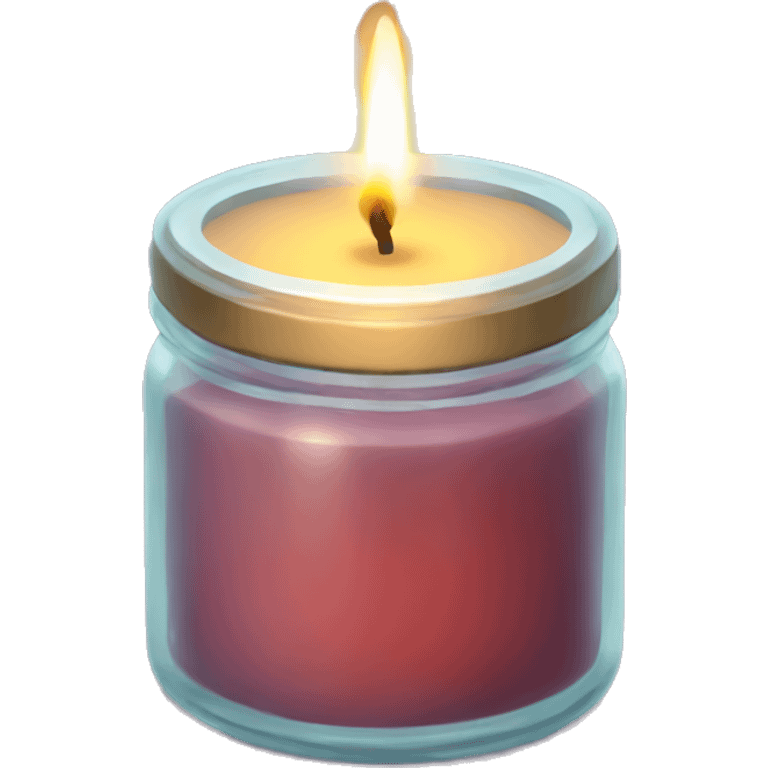 candle  in jar emoji