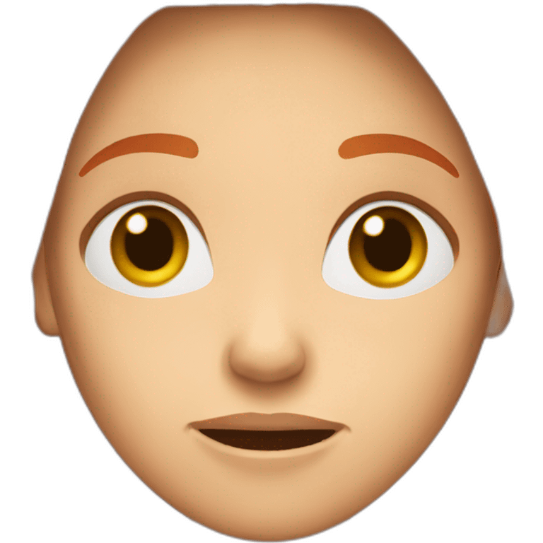 stressed red-haired woman emoji