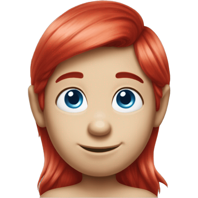 Smurfs red hair  emoji