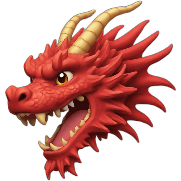 Red-Chinese-dragon-smeilface emoji