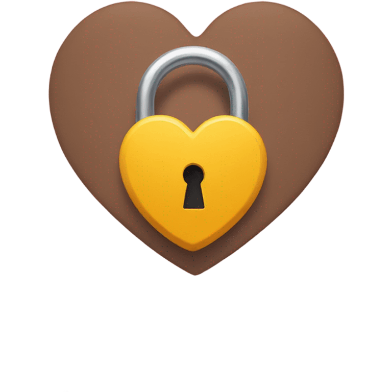 Padlock 按到heart emoji