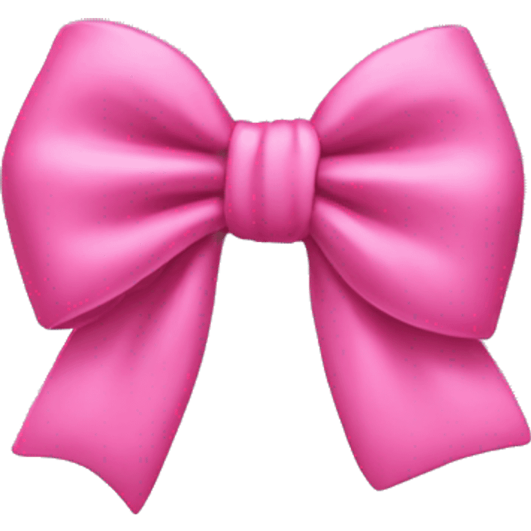 Wrinkle pink bow emoji