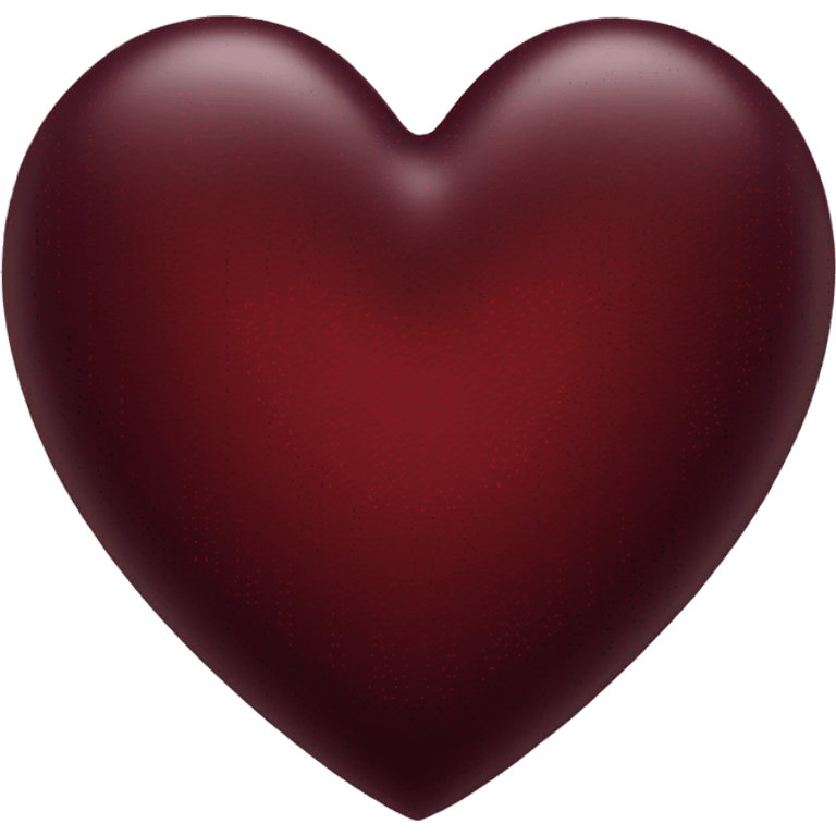 Dark red heart emoji