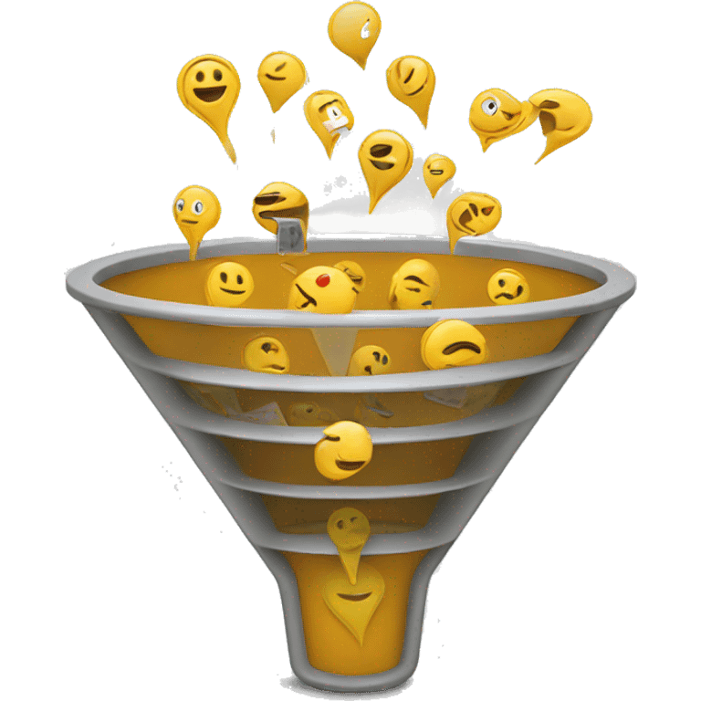 marketing sales funnel emoji