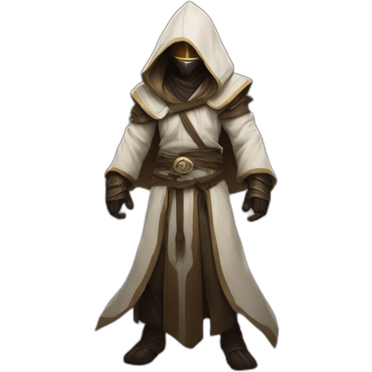 hooded jedi folding arms in world of warcraft emoji