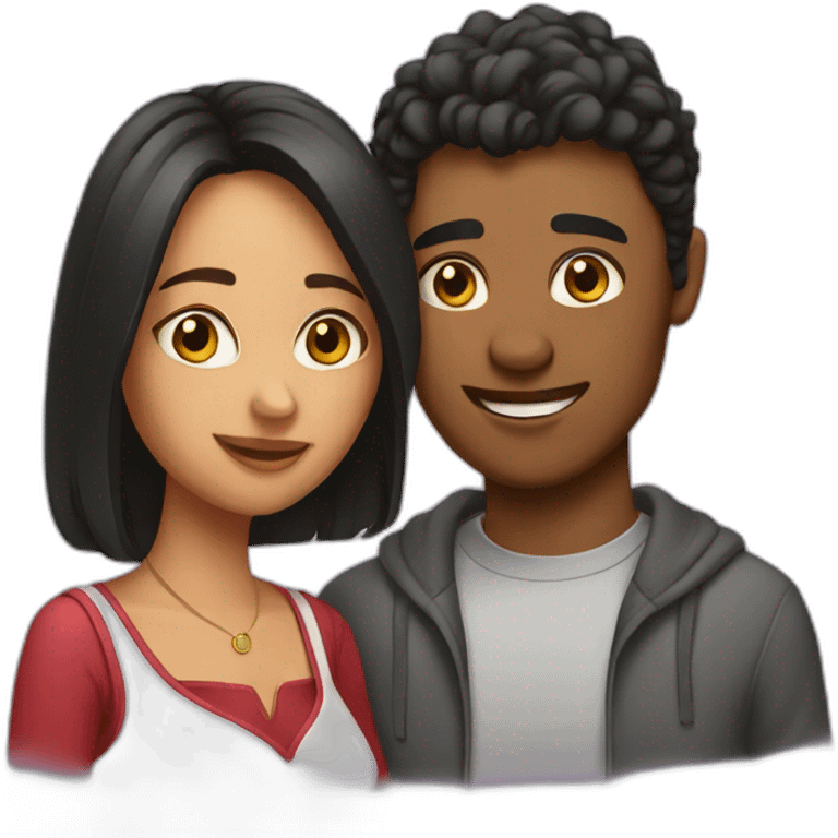 College lovers emoji