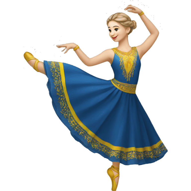 Dancer from Ukraine emoji