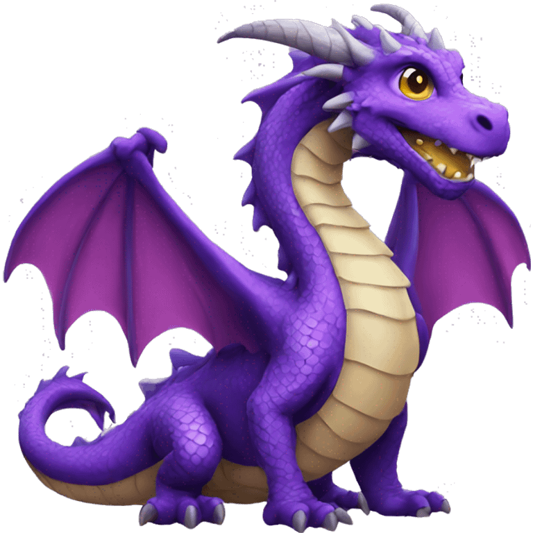 purple dragon emoji