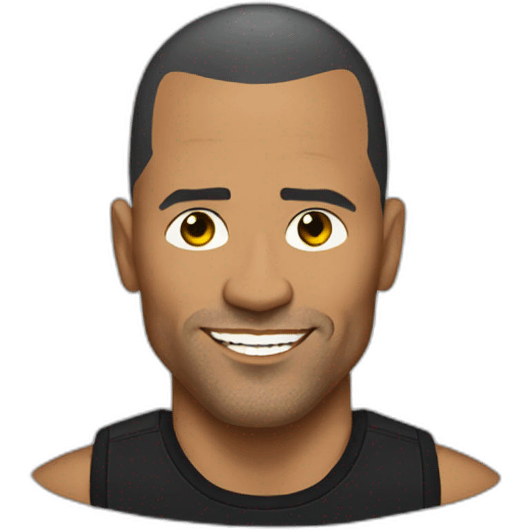 Dj the rock emoji