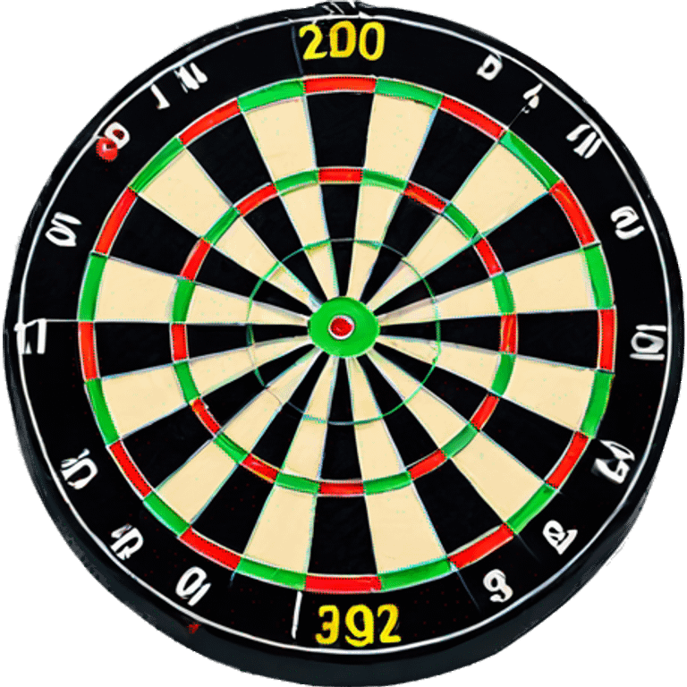 Dart board 180 emoji