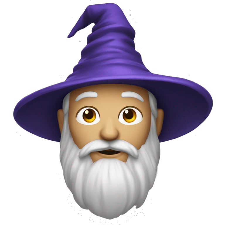 a wizard with a hat emoji