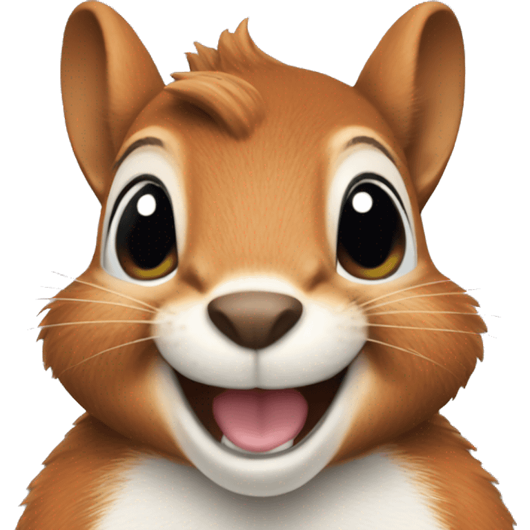 squirrel smiling emoji