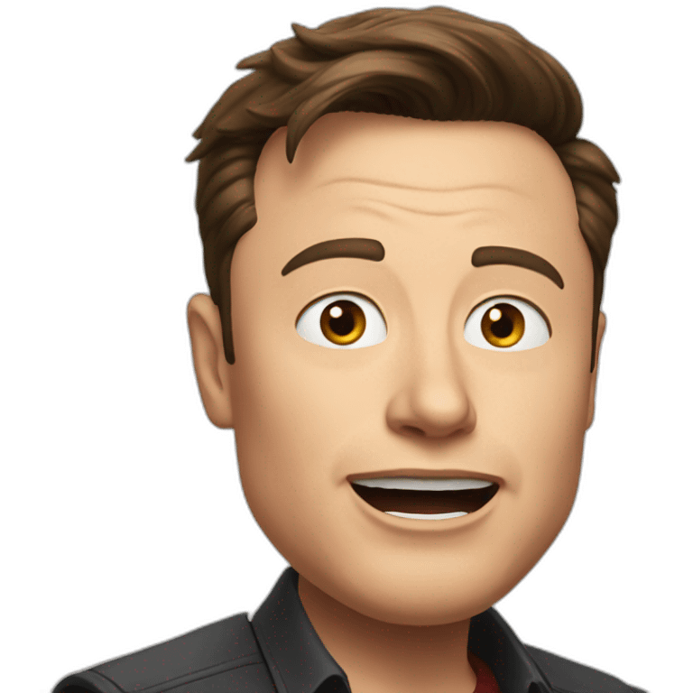 Elon musk surprised emoji