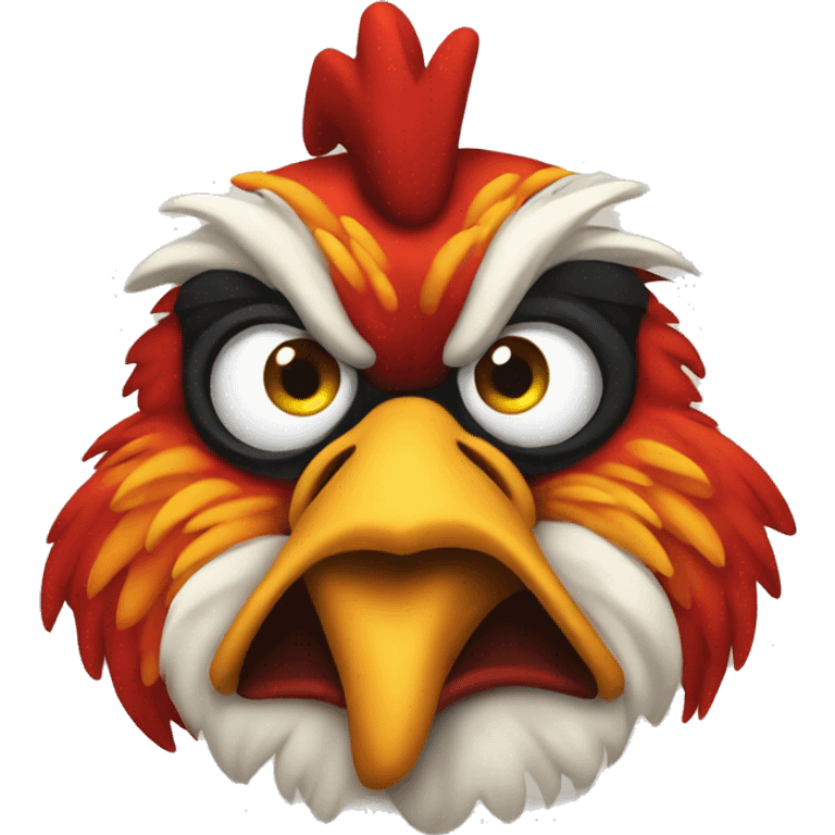 rooster clown emoji