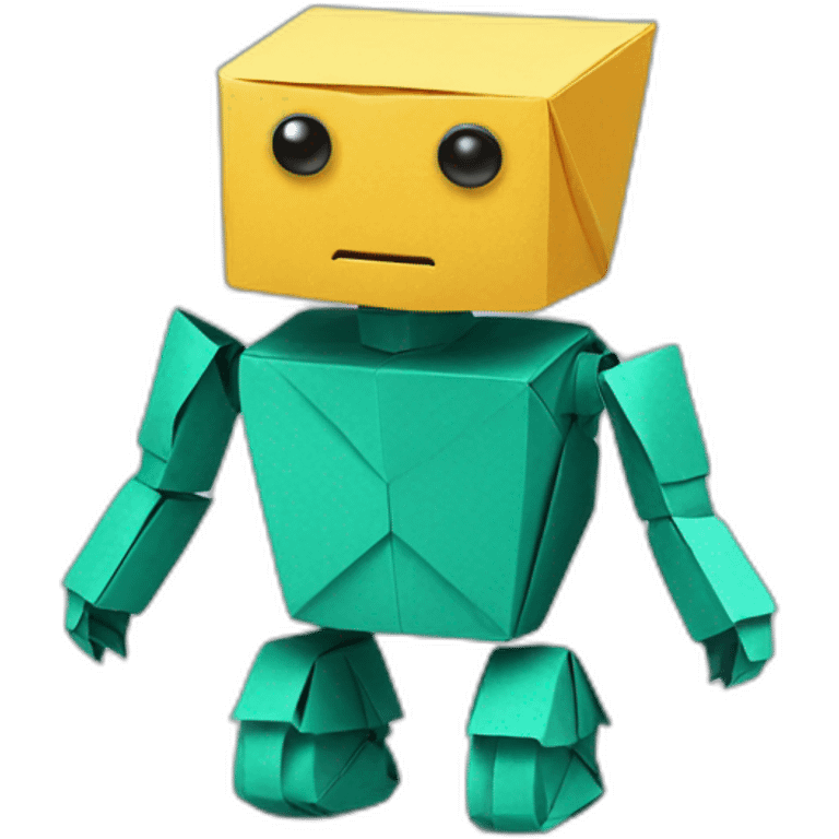 origami robot emoji