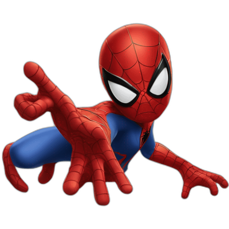 Spider Man doigt d'honneur emoji