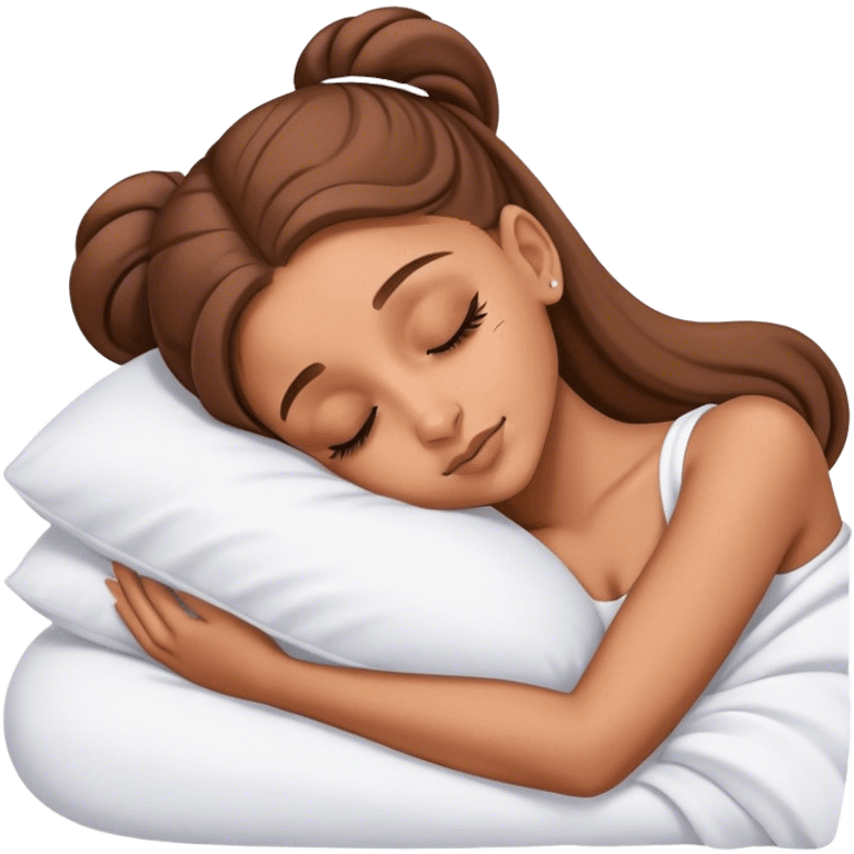 Ariana Grande sleeping emoji