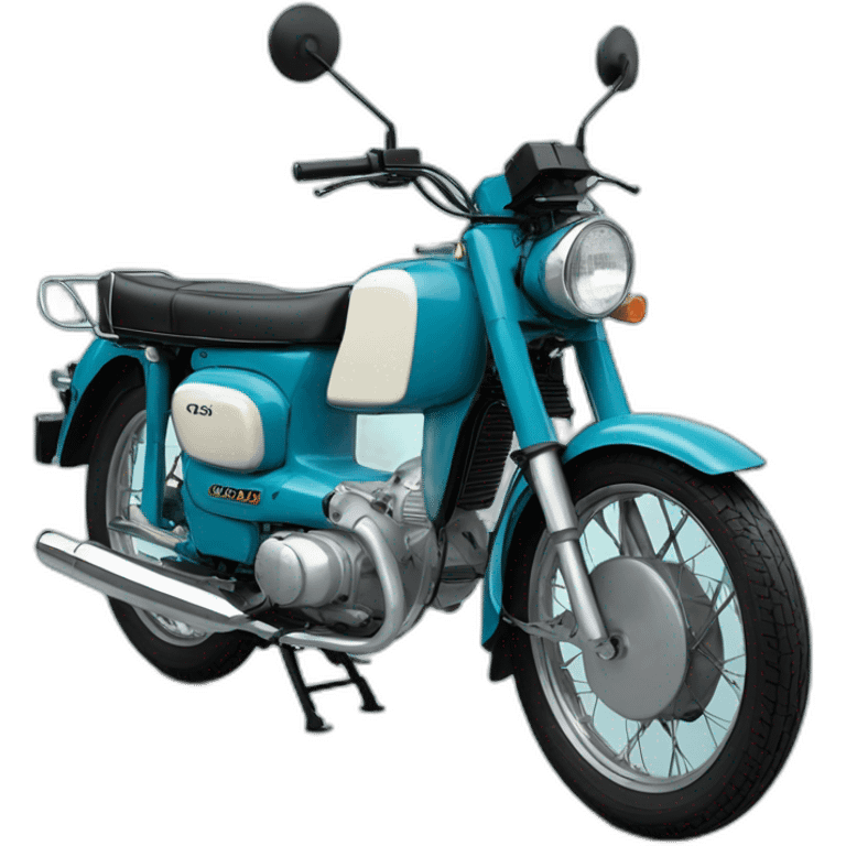 honda c90 blue cian emoji