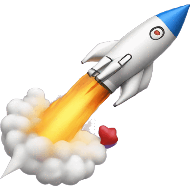 "LDMK" text with a rocket in the background emoji