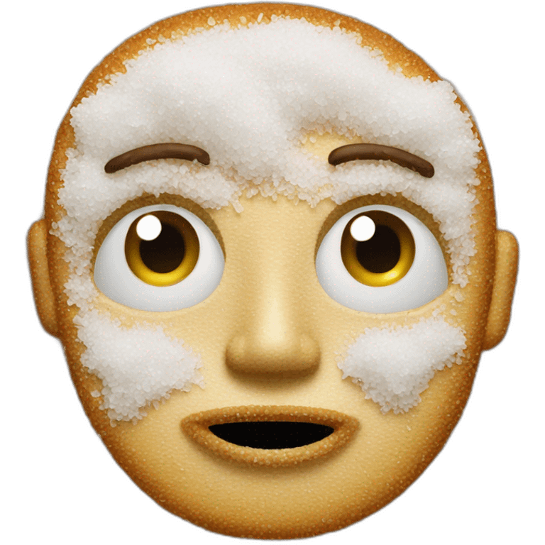 face made out of salt emoji