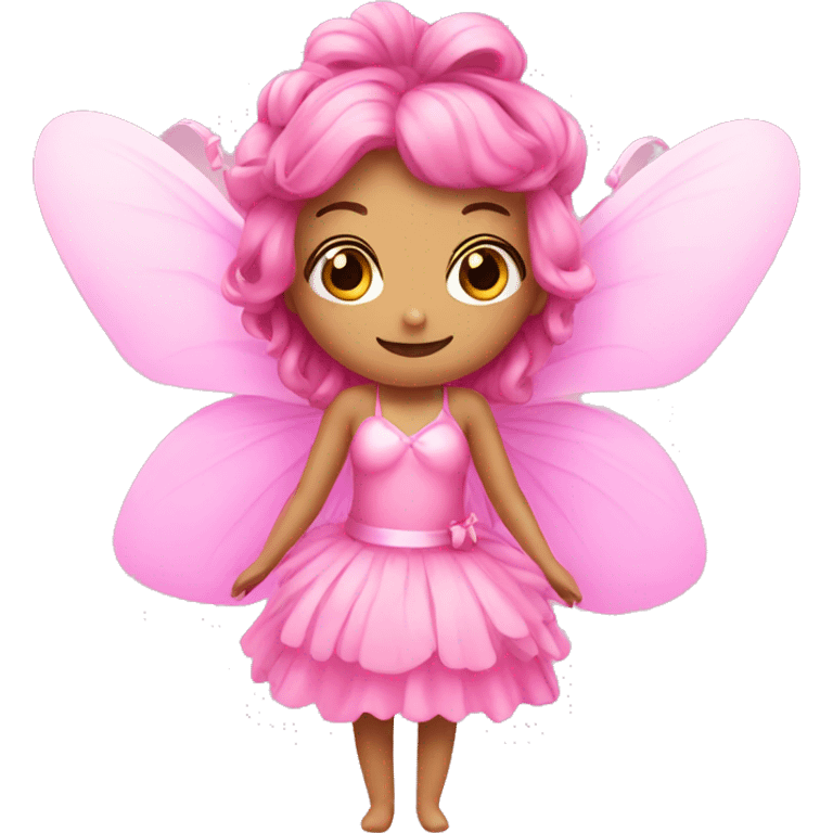 pink bow fairy emoji