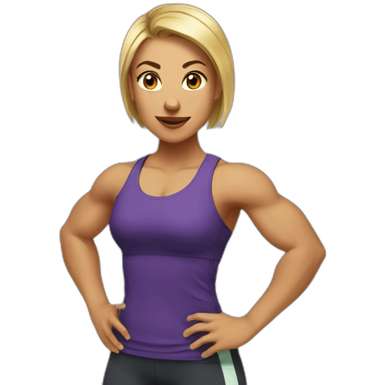 Woman CrossFit emoji