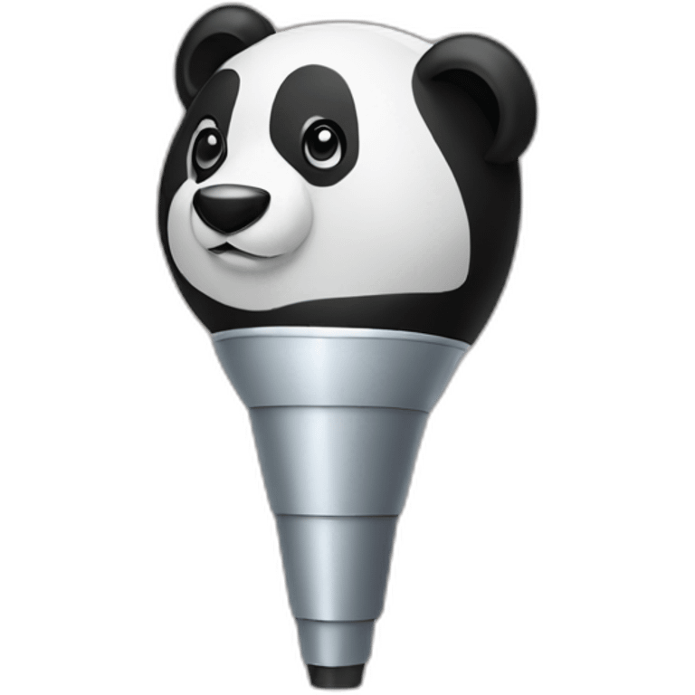 Panda mic emoji