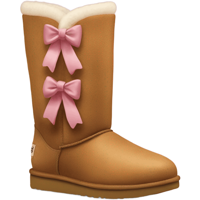 uggs with cute bows emoji