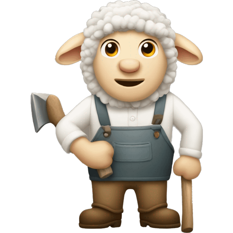 sheep carpenter emoji