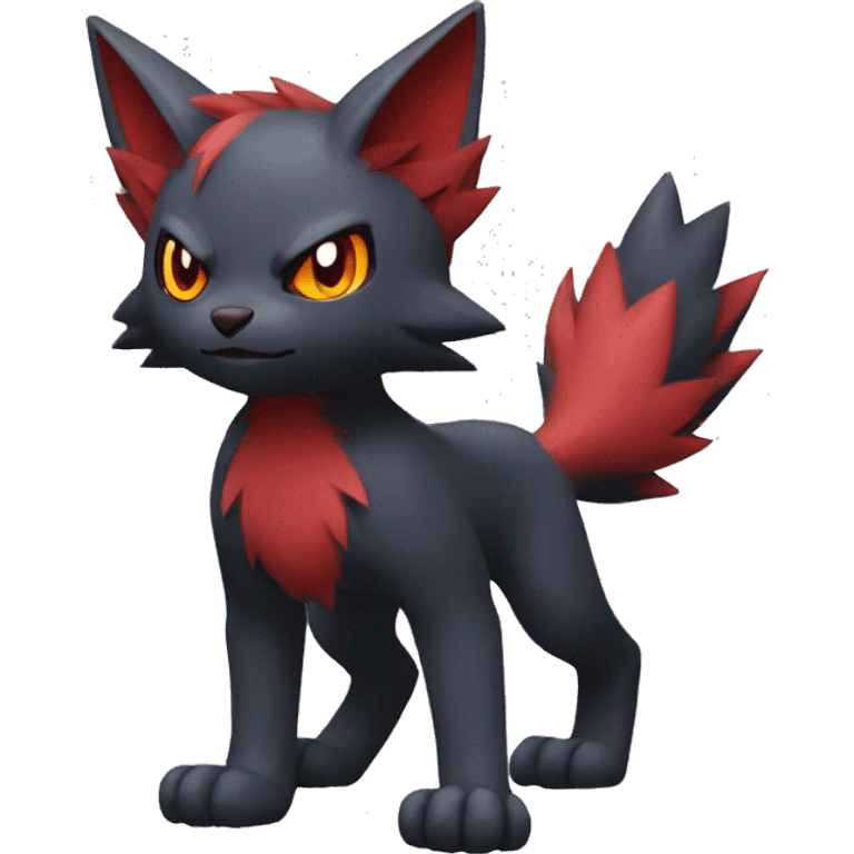 Litten-Zoroark full body emoji