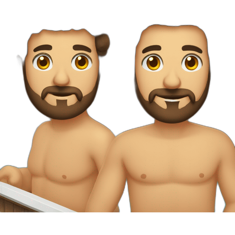 Turkish Sauna (bearded males) emoji