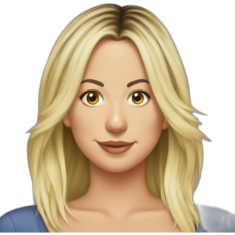 Kaley cuoco emoji