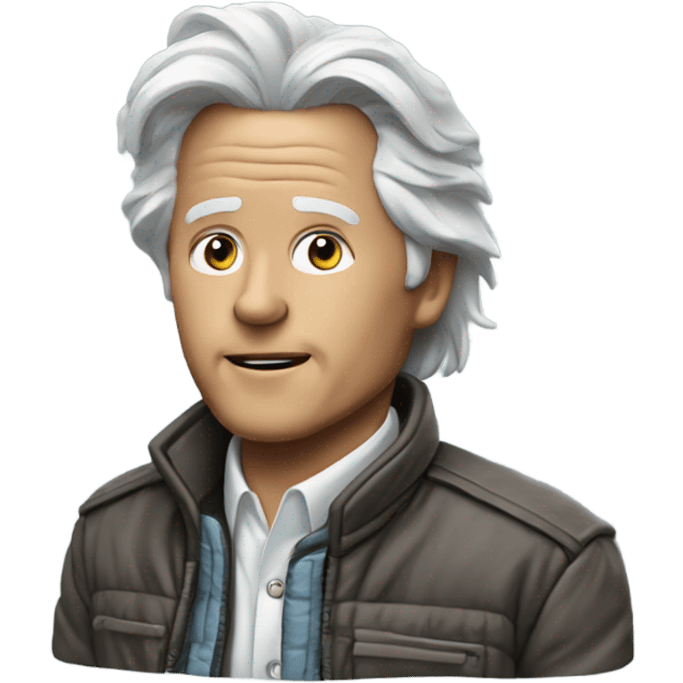 Back to the Future Doc emoji