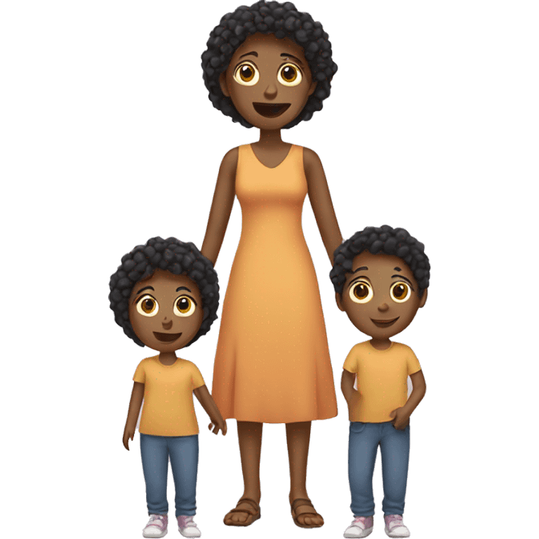 woman with 2 children emoji