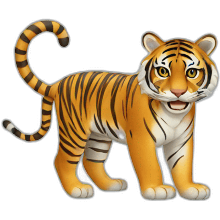 Un tigre emoji