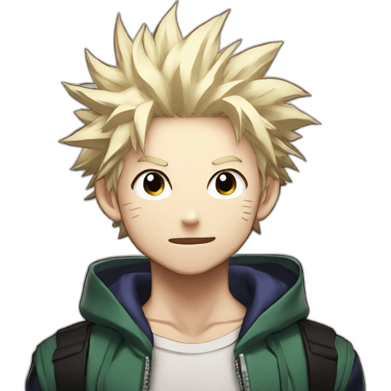 Bakugo my hero academia manga emoji