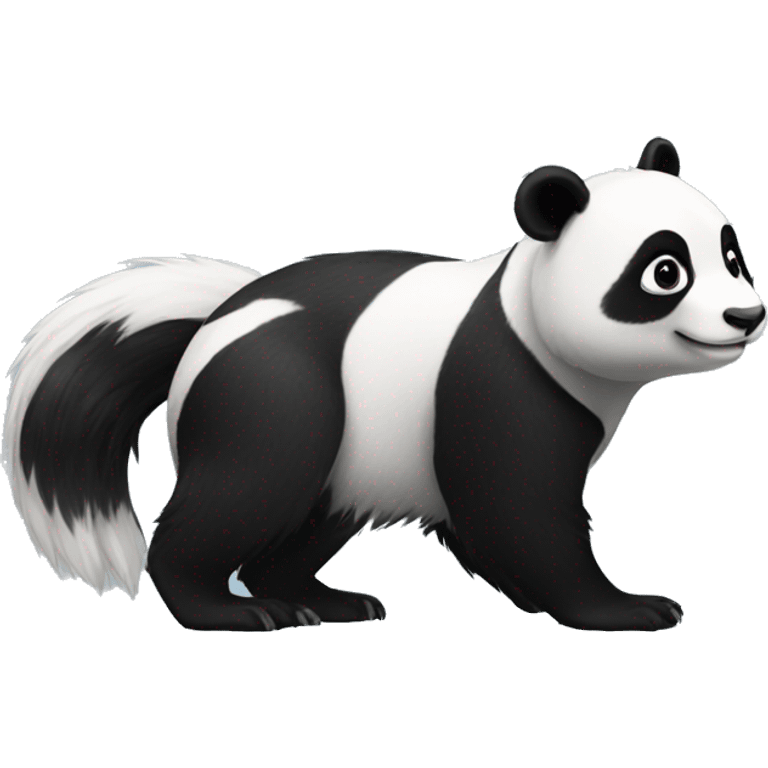 panda-skunk-hybrid full body emoji