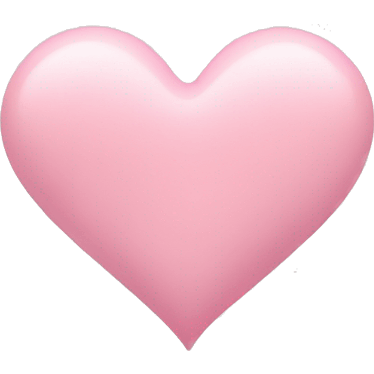 pastel pink heart emoji