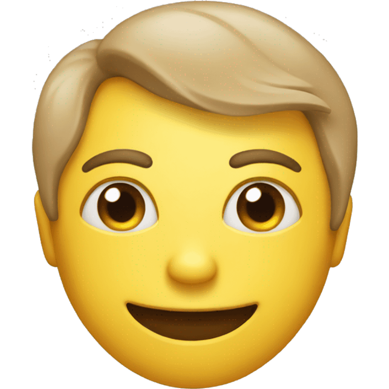 An emoji with closed eyes and an evil smile. emoji