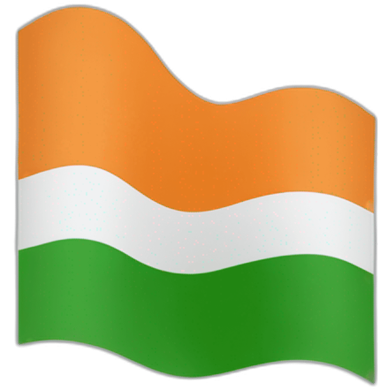 india flag no pole emoji