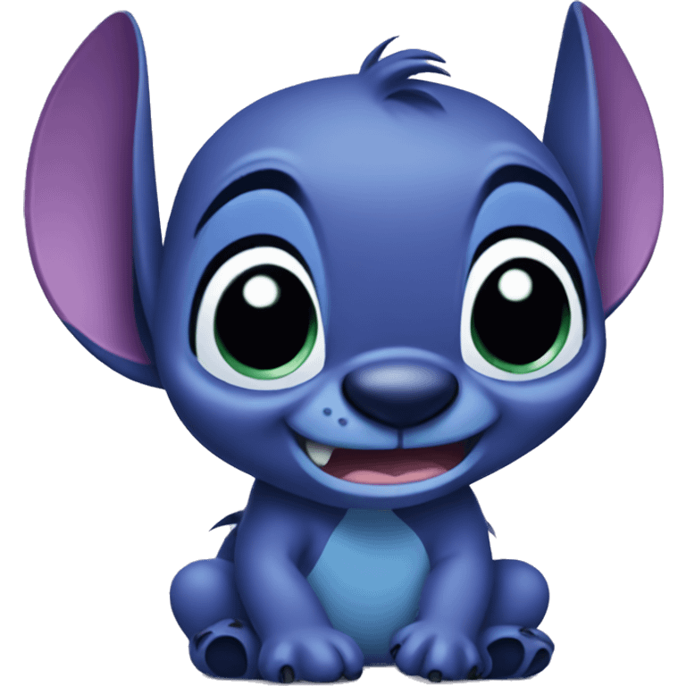 Purple Disney Stitch emoji