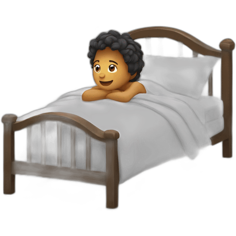 kid in bed emoji