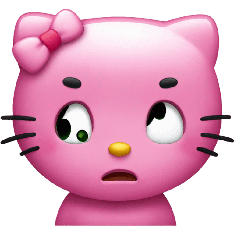 hello kitty sad emoji