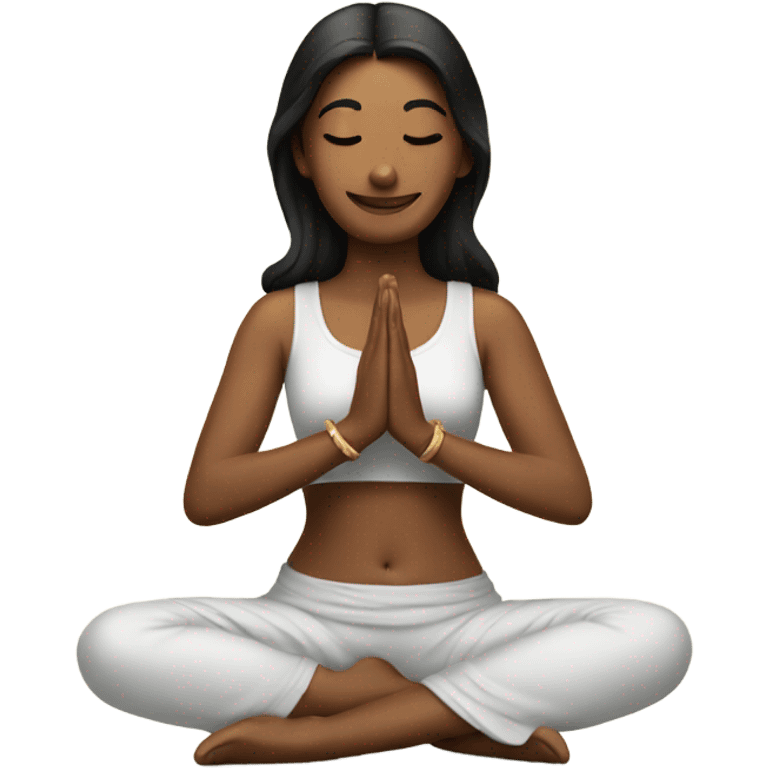 Namaste iPhone  emoji