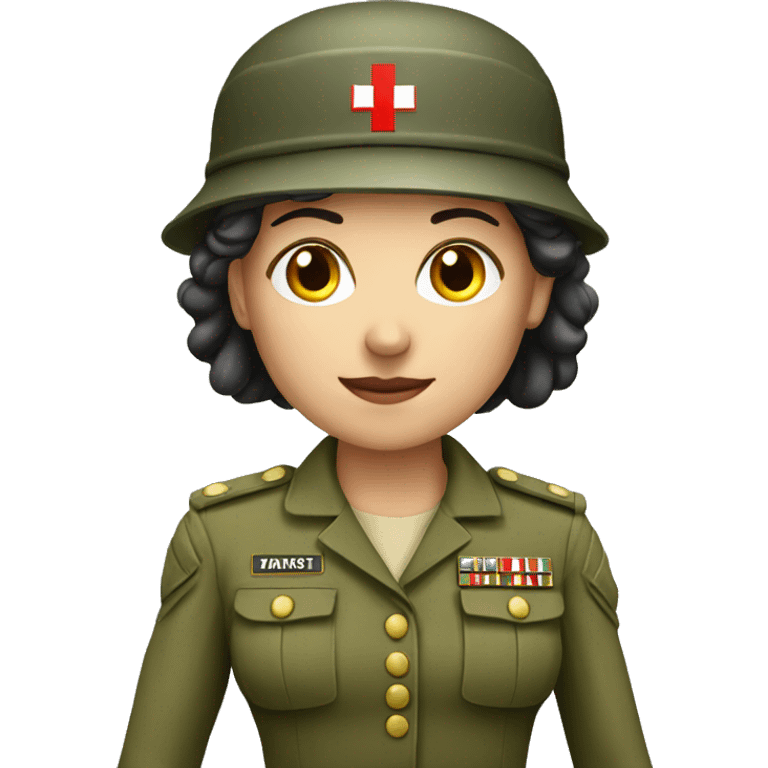 woman army swiss emoji