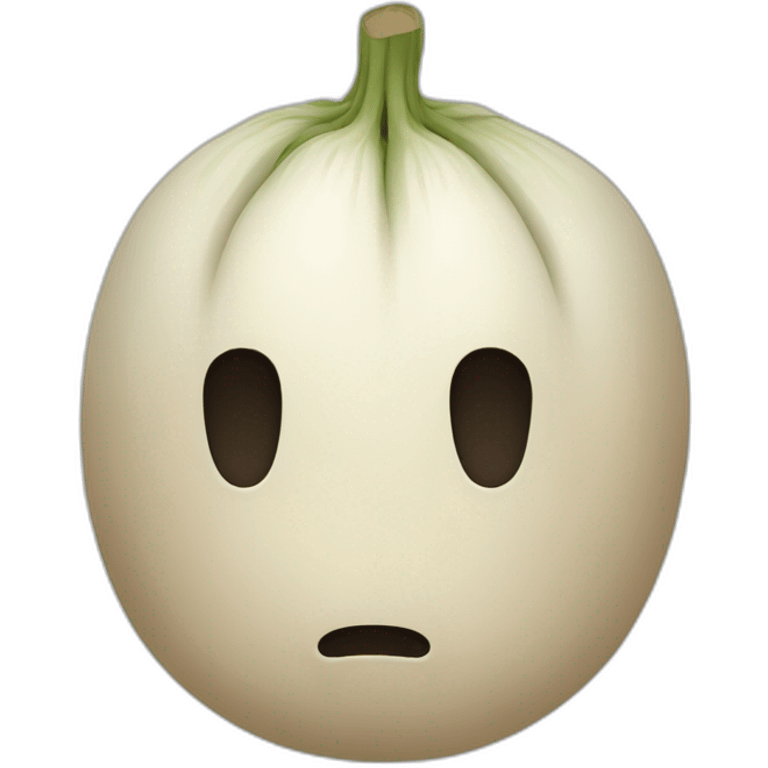 jicama no face emoji