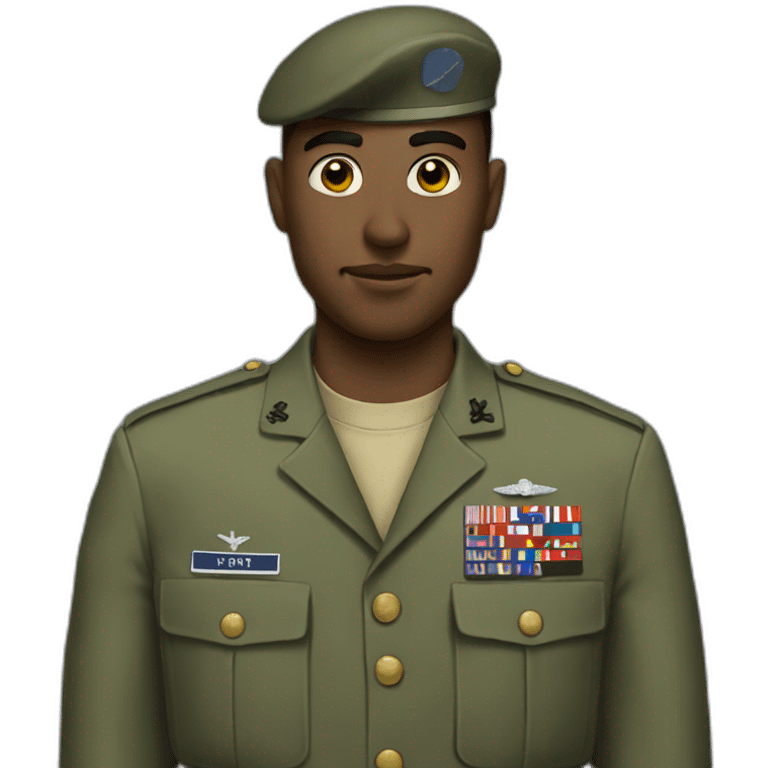 The military emoji