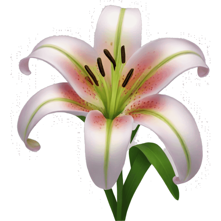 Lily flower emoji