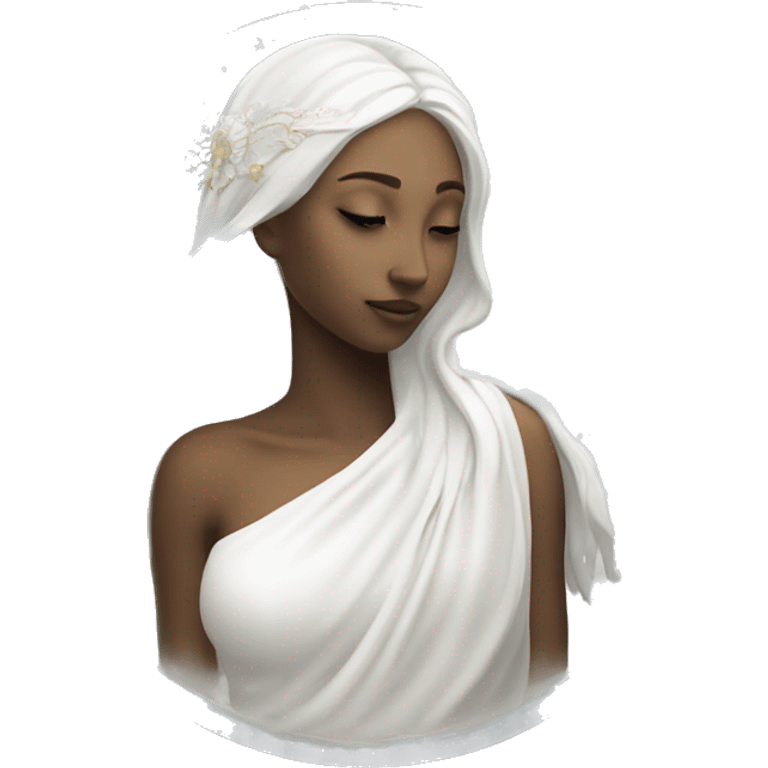 virgo astrology the maiden iridescent white emoji